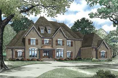 4 Bed, 4 Bath, 6571 Square Foot House Plan - #110-00844
