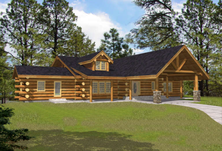 House Plan House Plan #1317 Front Elevation