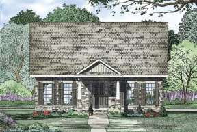 Narrow Lot House Plan #110-00849 Additional Photo