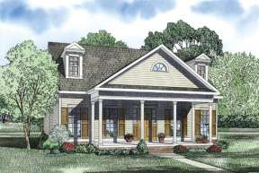 Country House Plan #110-00850 Elevation Photo