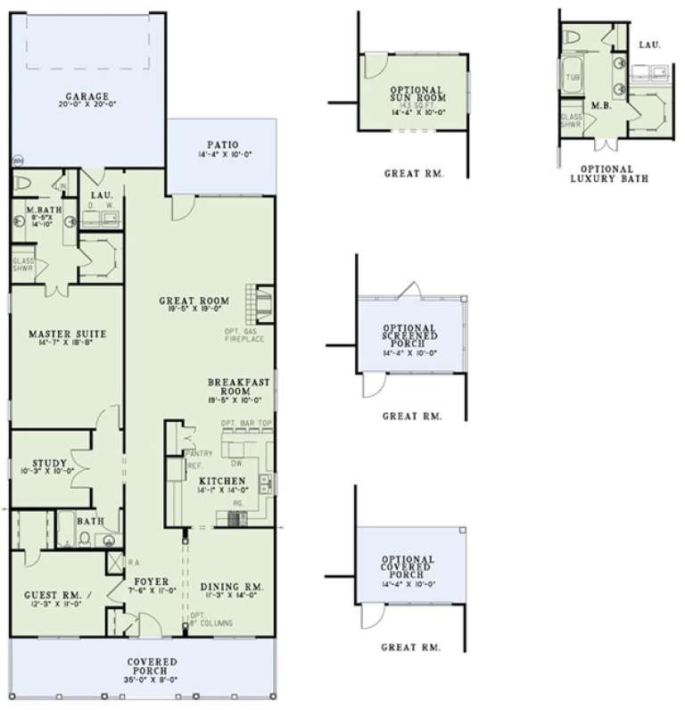 House Plan House Plan #13173 Drawing 1