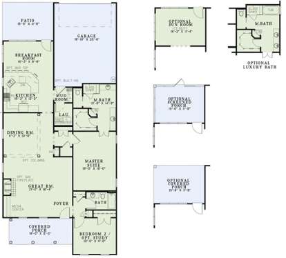 Floorplan1 for House Plan #110-00852