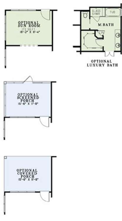 Floorplan 3 for House Plan #110-00853