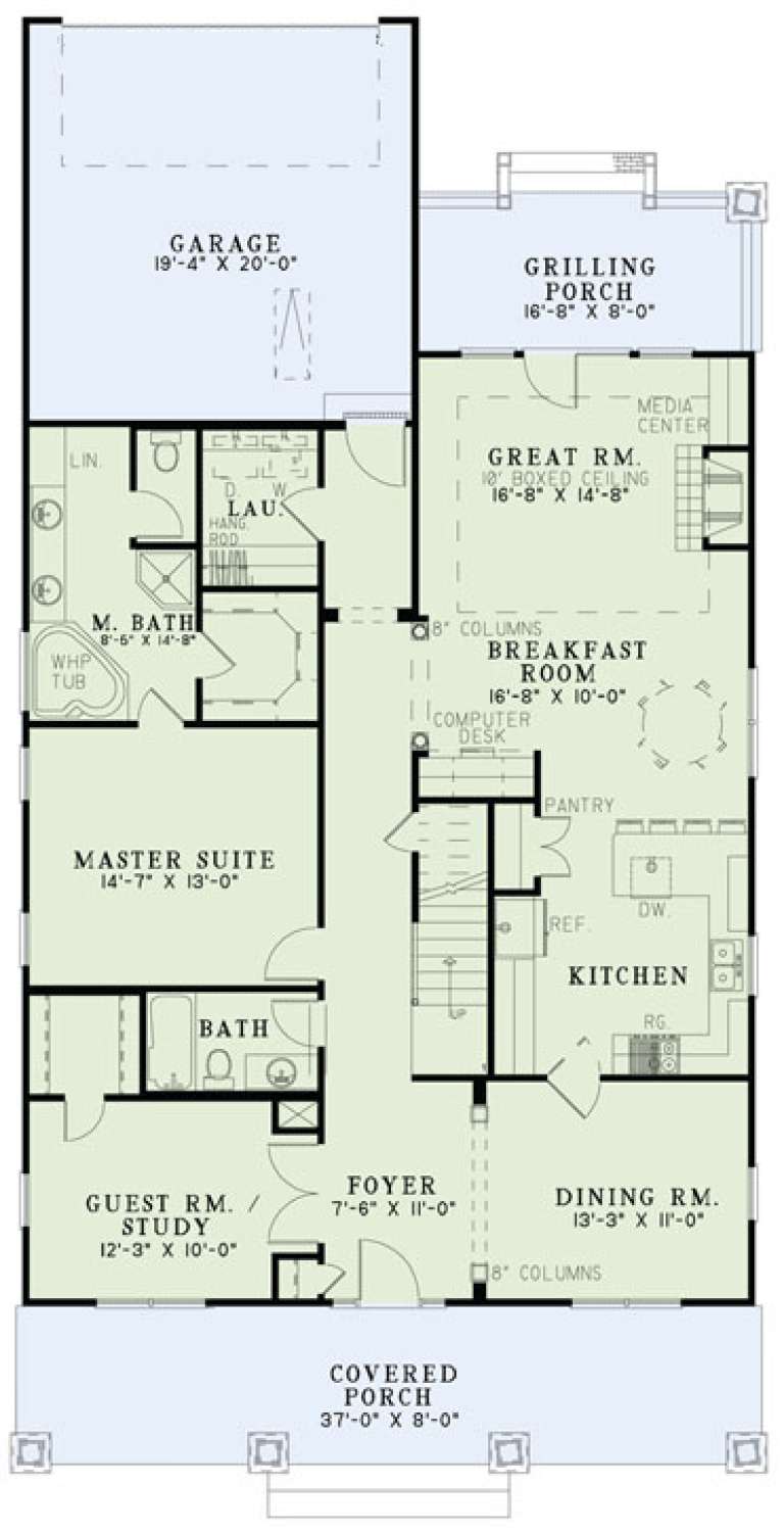 House Plan House Plan #13178 Drawing 1