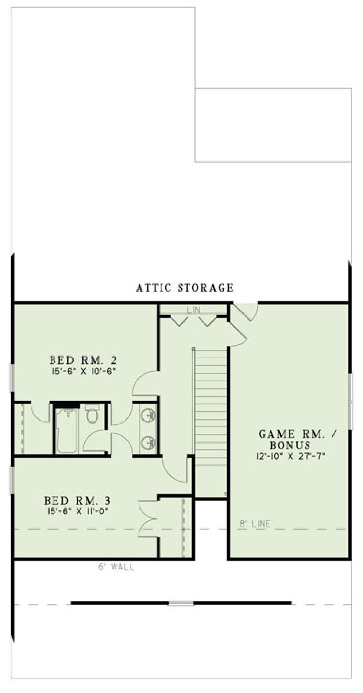 Floorplan 2 for House Plan #110-00856