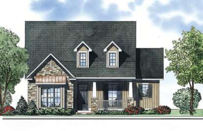3 Bed, 2 Bath, 1927 Square Foot House Plan - #110-00860