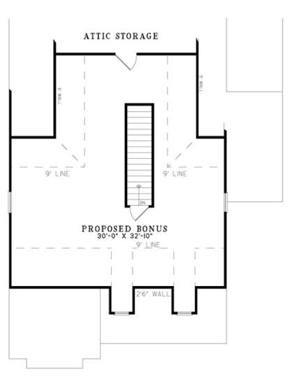 Second Floor for House Plan #110-00860