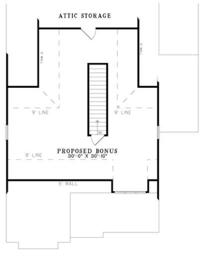 Bonus Room for House Plan #110-00861