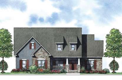 4 Bed, 2 Bath, 2706 Square Foot House Plan - #110-00862