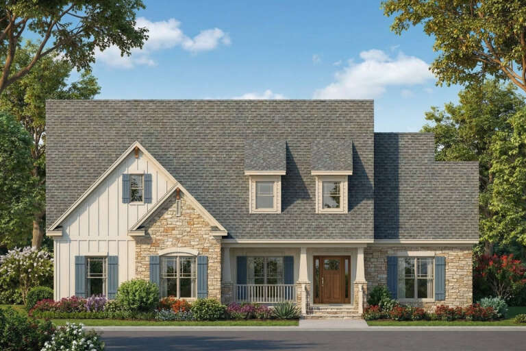 House Plan House Plan #13184 Front Elevation