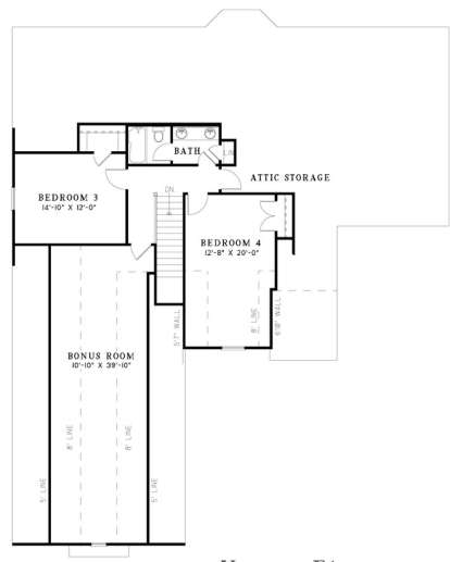 Floorplan 2 for House Plan #110-00863