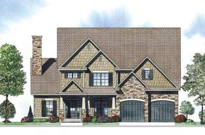 Country House Plan #110-00865 Elevation Photo
