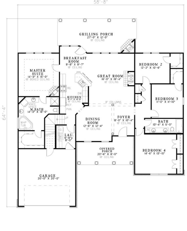 House Plan House Plan #13189 Drawing 1