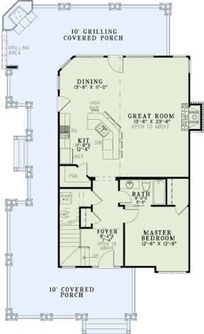 Floorplan 1 for House Plan #110-00868