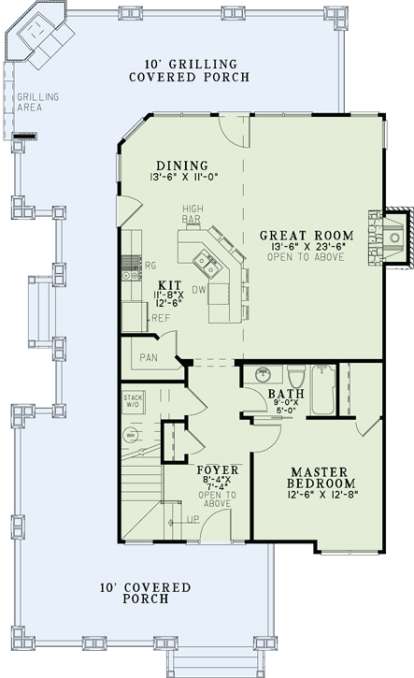 Floorplan 1 for House Plan #110-00868