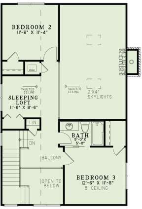 Floorplan 2 for House Plan #110-00868