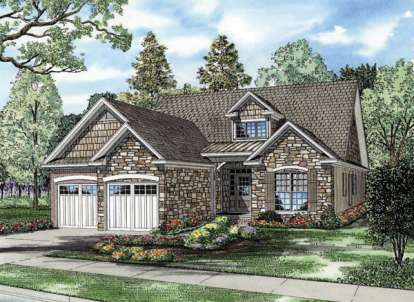 Traditional House Plan #110-00869 Elevation Photo
