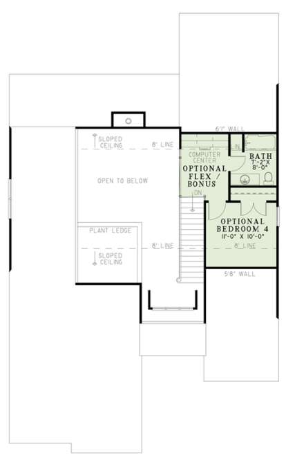 Floorplan 2 for House Plan #110-00869