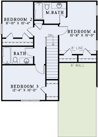 Floorplan 2 for House Plan #110-00870