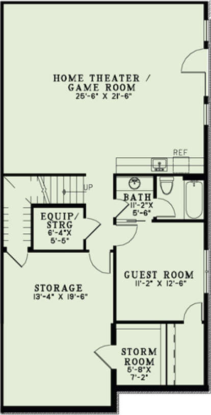 Floorplan 1 for House Plan #110-00873