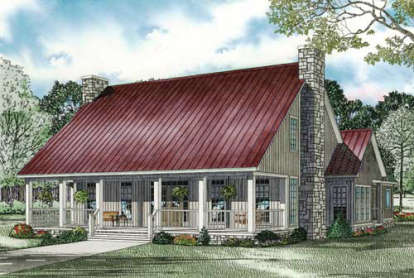 Southern House Plan #110-00875 Elevation Photo