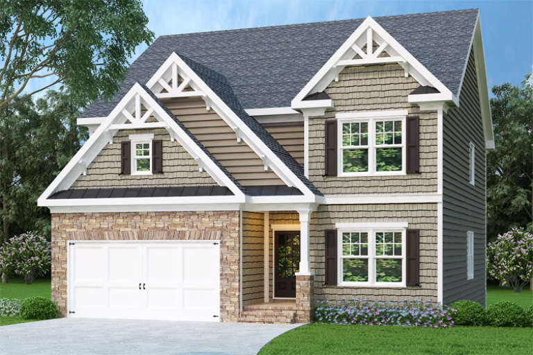 House Plan House Plan #132 Front Elevation
