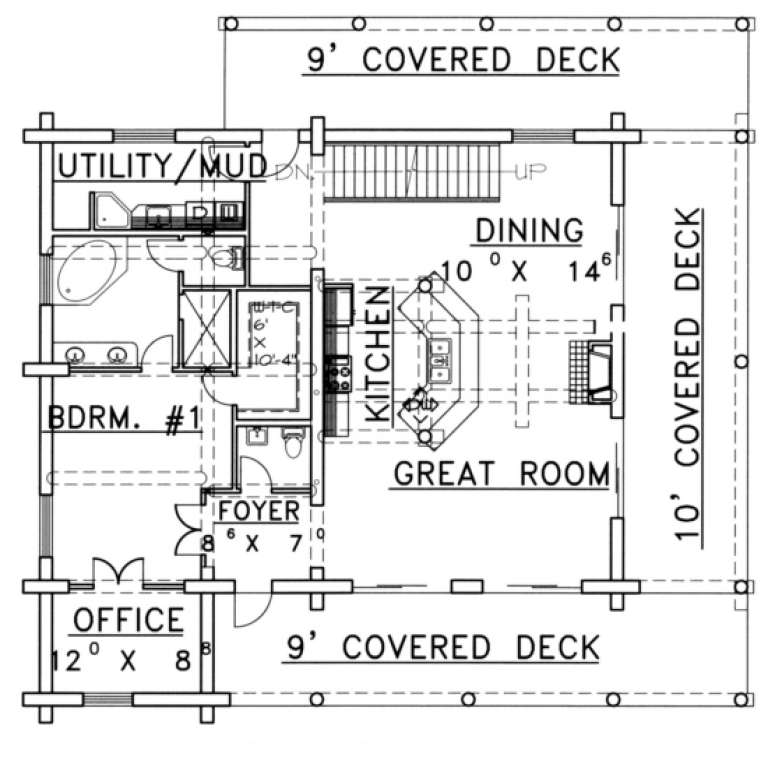 House Plan House Plan #1320 Drawing 2