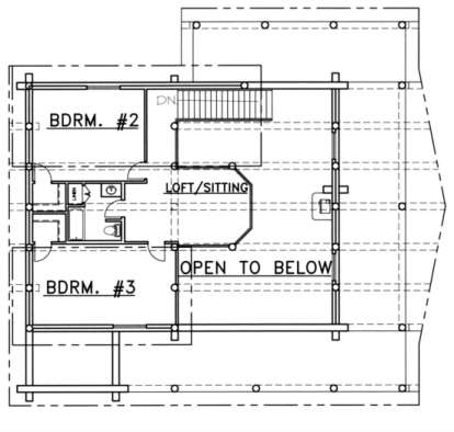 Second Floor for House Plan #039-00074