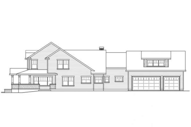 Cottage House Plan #035-00373 Elevation Photo