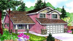 Craftsman House Plan #035-00377 Elevation Photo