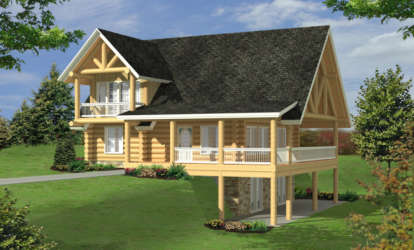 Ranch House Plan #039-00077 Elevation Photo