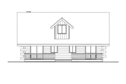 Cabin House Plan #039-00080 Elevation Photo