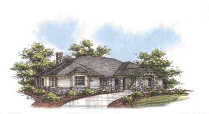 Southern House Plan #039-00086 Elevation Photo