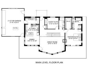 Basement Floor for House Plan #039-00087