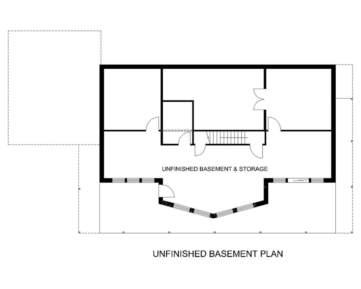 Loft Floor for House Plan #039-00087