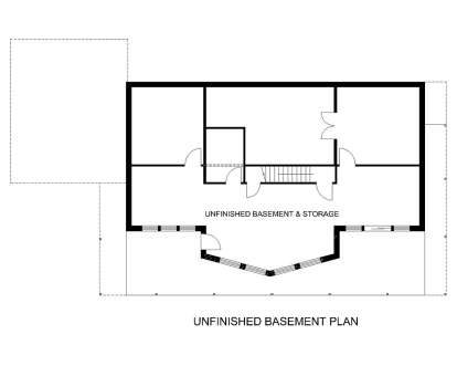 Basement for House Plan #039-00087