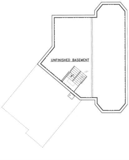 Basement Floor for House Plan #039-00089