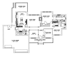 Main Floor for House Plan #039-00091