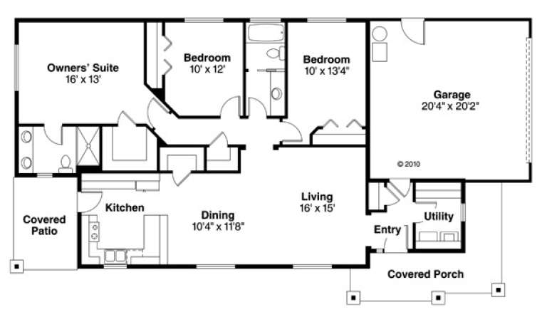 House Plan House Plan #13439 Drawing 1