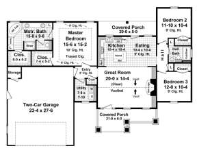 Main Floor for House Plan #348-00204