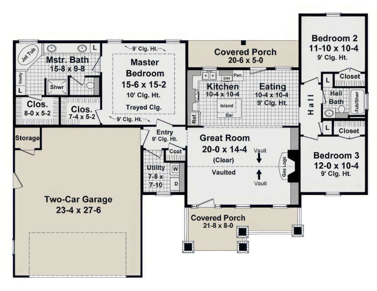 House Plan House Plan #13447 Drawing 1