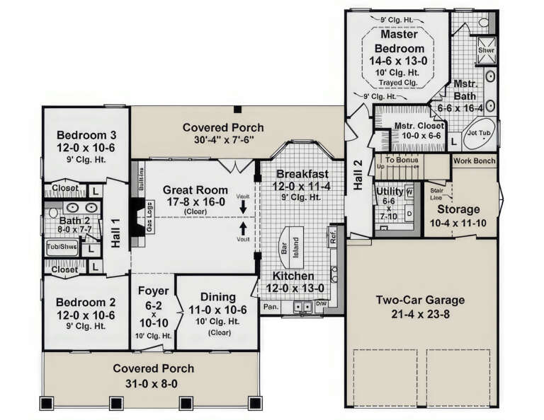 House Plan House Plan #13448 Drawing 1