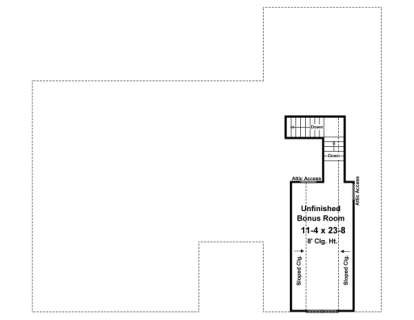 Bonus Room for House Plan #348-00205