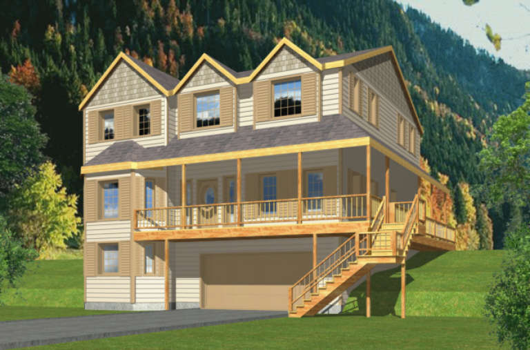 House Plan House Plan #1345 Front Elevation