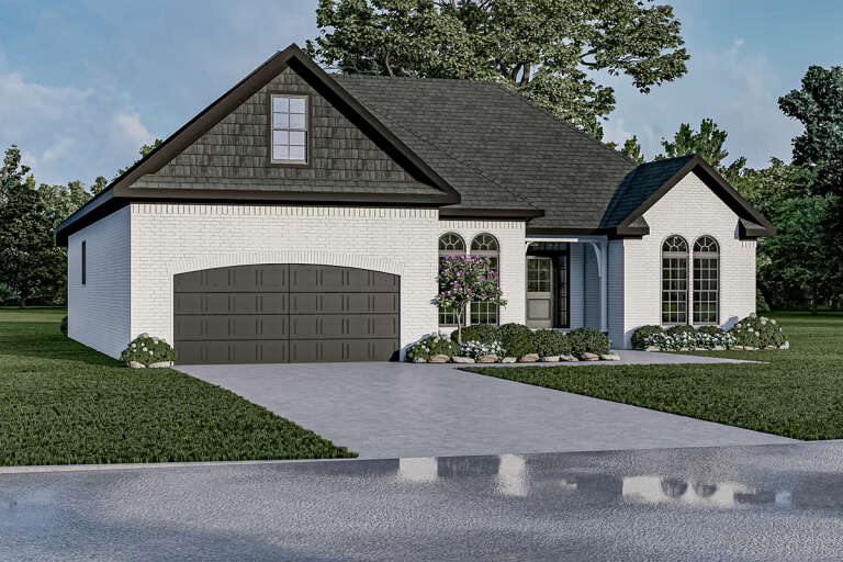 Traditional House Plan #110-00877 Elevation Photo
