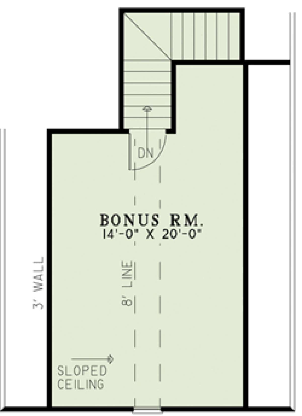 Floorplan 2 for House Plan #110-00877