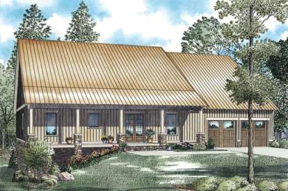 3 Bed, 2 Bath, 2575 Square Foot House Plan - #110-00878