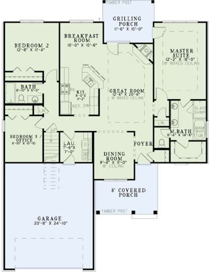 Main Floor  for House Plan #110-00879