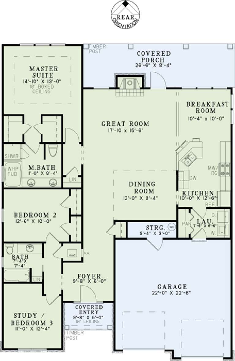 House Plan House Plan #13457 Drawing 1