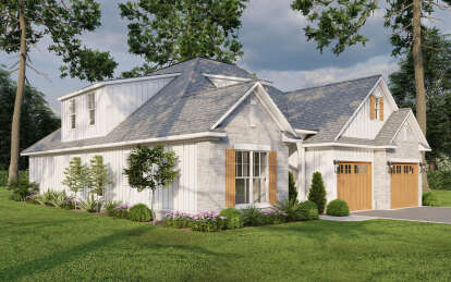 Cottage House Plan #110-00881 Elevation Photo